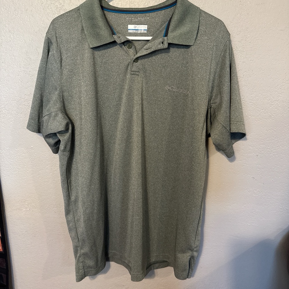 Columbia Men's Olive Polo Shirt